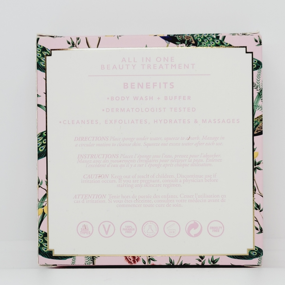 APPLE BLOSSOM | Body Wash Infused Buffer | Spongelle | Brand New in Box - Picture 2 of 9